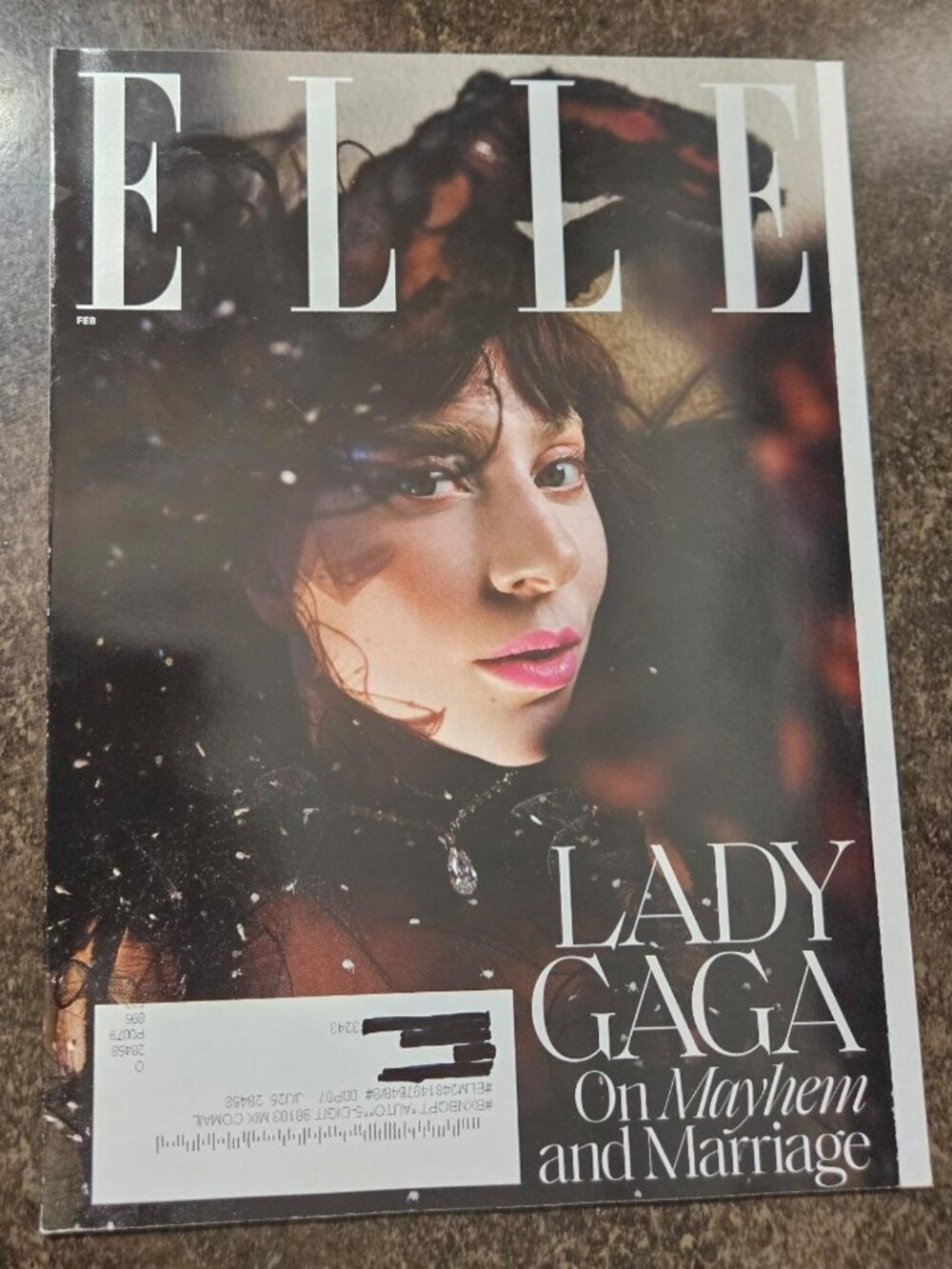 Elle Magazine Lady GaGa February 2025 Issue